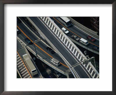 Aerial View Of Freeway Tokyo, Kanto, Japan by John Hay Pricing Limited Edition Print image