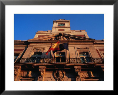 Casa De Correos, Built As A Post Office In 1768, On Puerta Del Sol, Madrid, Spain by Krzysztof Dydynski Pricing Limited Edition Print image