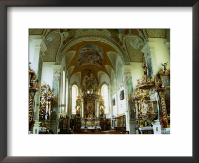 Interior Of Rococo Chapel Of St. Salvator, Regensburg, Germany by Wayne Walton Pricing Limited Edition Print image