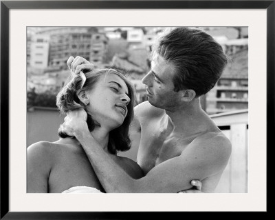 Italian Man Combing His Girlfriend's Hair by Paul Schutzer Pricing Limited Edition Print image