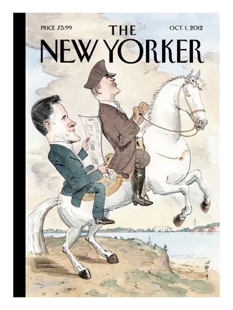 The New Yorker Cover - October 1, 2012 by Barry Blitt Pricing Limited Edition Print image