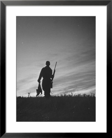 Pheasant Hunter Carrying Bird That He Killed by Wallace Kirkland Pricing Limited Edition Print image