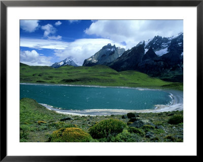 Lake And Cuernos Del Paine, Chile by Berndt Fischer Pricing Limited Edition Print image