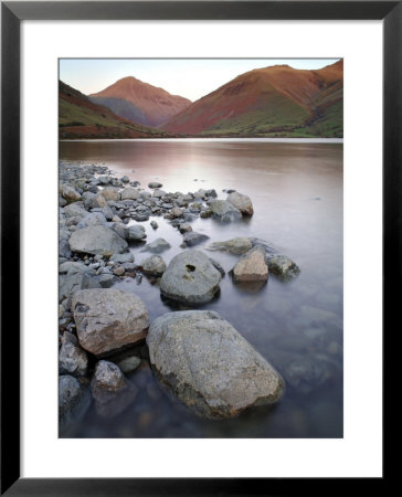 Wast Water In The Lake District At Sunset, Uk by David Clapp Pricing Limited Edition Print image