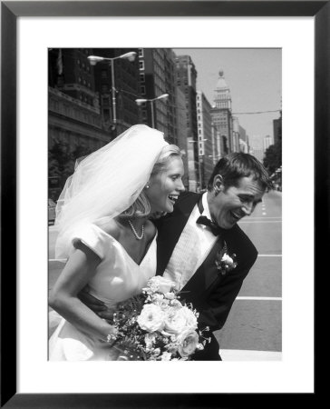 Bride And Groom, Chicago, Il by Mark Segal Pricing Limited Edition Print image
