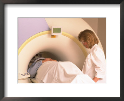 Technician Positioning Patient For Mri by Frank Pedrick Pricing Limited Edition Print image