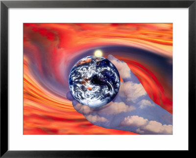 Hand Holding Globe by Paul Katz Pricing Limited Edition Print image