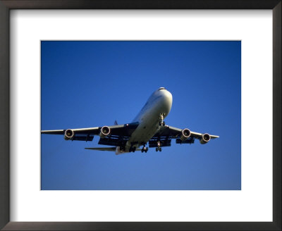 Commercial Airplane In Flight by Mitch Diamond Pricing Limited Edition Print image