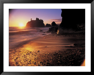 Ruby Beach At Sunset by Peter Adams Pricing Limited Edition Print image