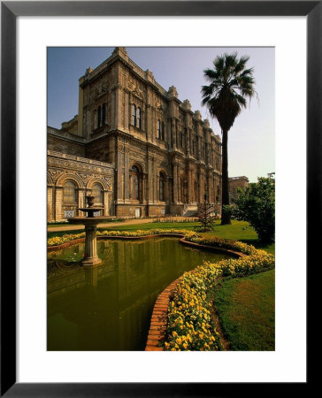 Dolmabahce Palace, The Bosporus, Istanbul, Turkey by Walter Bibikow Pricing Limited Edition Print image