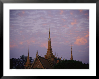 Royal Palace Rooftop At Dawn, Phnom Penh, Cambodia by Steve Raymer Pricing Limited Edition Print image