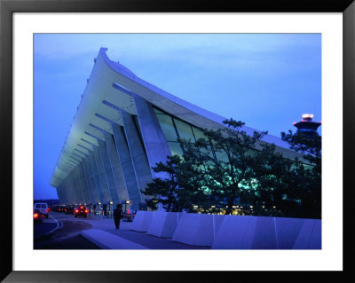 Dulles International Airport At Night, Washington Dc, Usa by Rick Gerharter Pricing Limited Edition Print image