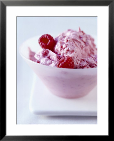 A Bowl Of Raspberry Ice Cream by Jorn Rynio Pricing Limited Edition Print image