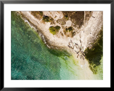 The Canoes Of Local Fisherman On The Quirimbas Archipelago Chain, Mozambique by Michael Fay Pricing Limited Edition Print image