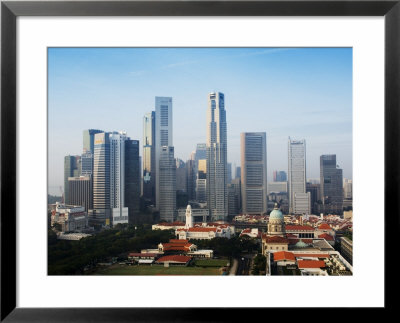 City Skyline At Dawn, Singapore, Southeast Asia, Asia by Amanda Hall Pricing Limited Edition Print image