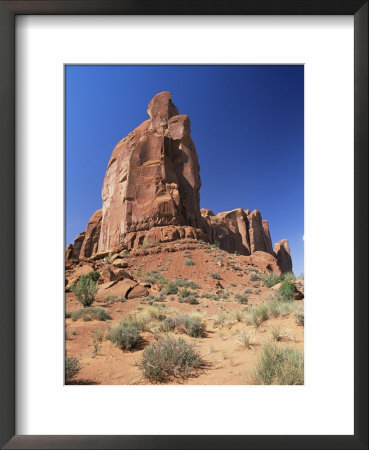 Towering Cliffs, Monument Valley, Border Of Arizona And Utah, United States Of America (U.S.A.) by Ruth Tomlinson Pricing Limited Edition Print image