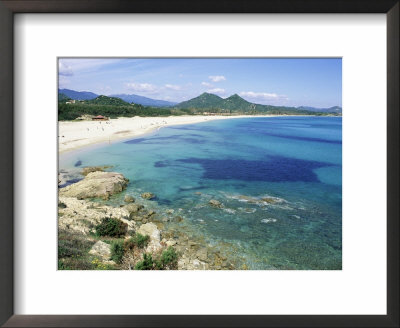 Cala Di Sinzias, Villasimius, Island Of Sardinia, Italy, Mediterranean, Europe by Bruno Morandi Pricing Limited Edition Print image