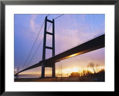 The Humber Bridge, Yorkshire, England by Jeremy Bright Pricing Limited Edition Print image