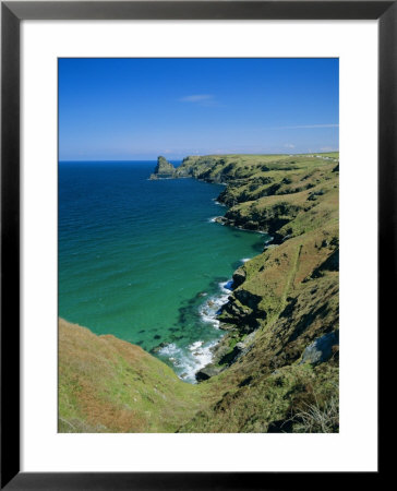 Coastline At Bossiney, Near Tintagel, Cornwall, England, Uk, Europe by Lee Frost Pricing Limited Edition Print image