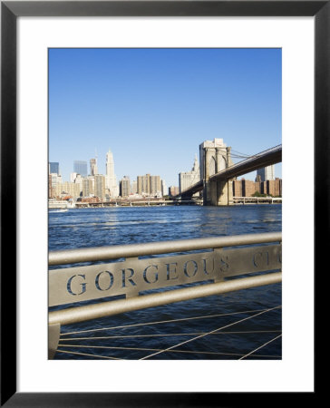 Manhattan Skyline, New York, Usa by Amanda Hall Pricing Limited Edition Print image