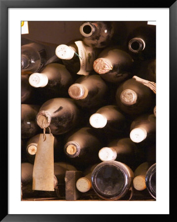 Bottles In Tasting Room, Bodega Pisano Winery, Progreso, Uruguay by Per Karlsson Pricing Limited Edition Print image