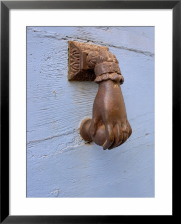 Metal Door Knocker, Arles, Provence, France by Lisa S. Engelbrecht Pricing Limited Edition Print image