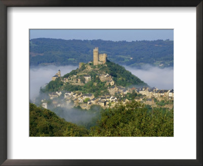 Castle, Najac, Aveyron, Midi Pyrenees, France by Charles Bowman Pricing Limited Edition Print image