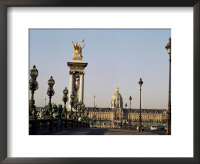 Les Invalides And Pont Alexandre Iii, Paris, France by Charles Bowman Pricing Limited Edition Print image