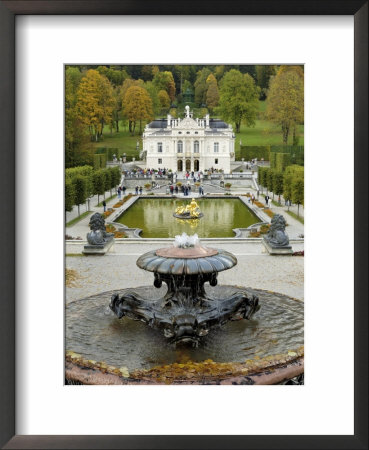 Schloss Linderhof, Between Fussen And Garmisch-Partenkirchen, Bavaria (Bayern), Germany by Gary Cook Pricing Limited Edition Print image
