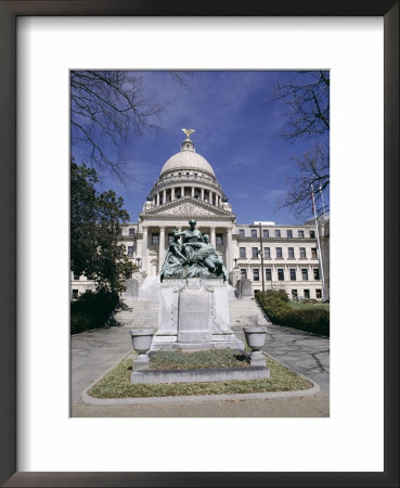 Confederate Women Monument Outside Mississippi State Capitol, Jackson, Mississippi, North America by Julian Pottage Pricing Limited Edition Print image