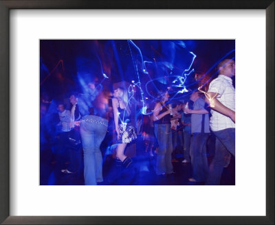 Young People At The Trendy Cube Nightclub, Glasgow, Scotland, United Kingdom by Yadid Levy Pricing Limited Edition Print image