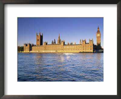 The Houses Of Parliament (Palace Of Westminster), Unesco World Heritage Site, London, England by John Miller Pricing Limited Edition Print image