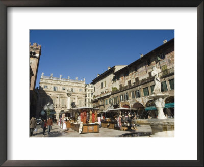 Piazza Di Erbe, Verona, Veneto, Italy by Christian Kober Pricing Limited Edition Print image