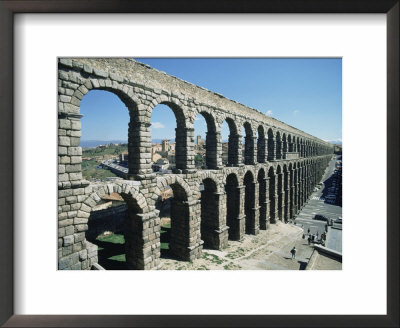 Roman Aqueduct, Segovia, Unesco World Heritage Site, Castilla Leon, Spain by Adina Tovy Pricing Limited Edition Print image