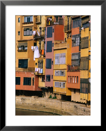 Houses And Apartments Of Town Above Banks Of Riu Onyar., Girona, Catalonia, Spain by Christopher Groenhout Pricing Limited Edition Print image