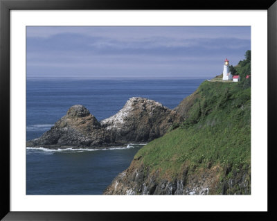 Heceta Head Lighthouse And Seastacks, Cape Sebestian, Oregon, Usa by John & Lisa Merrill Pricing Limited Edition Print image