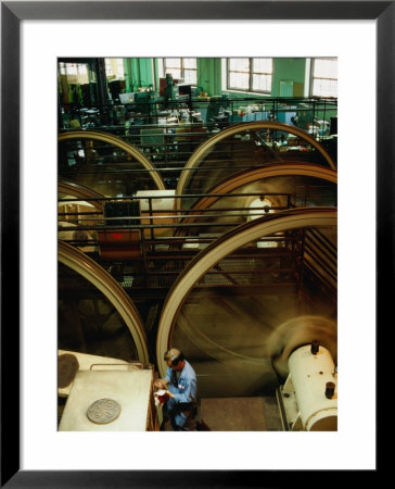 Car Pulleys At Cable Car Museum Of San Francisco, San Francisco, California, Usa by Curtis Martin Pricing Limited Edition Print image