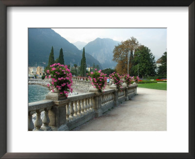 Mount Rocchetta, Riva Del Garda Promenade, Lake Garda, Italy by Lisa S. Engelbrecht Pricing Limited Edition Print image