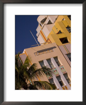 Art Deco Design Of Cavalier Hotel, South Beach, Miami, Florida, Usa by Nancy & Steve Ross Pricing Limited Edition Print image