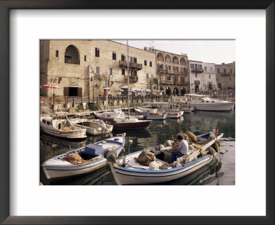 Fishing Boats, Kyrenia, North Cyprus, Cyprus by Michael Short Pricing Limited Edition Print image