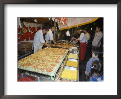 Food Stand, Autumn Festival, Kawagoe, Saitama Prefecture, Japan by Christian Kober Pricing Limited Edition Print image