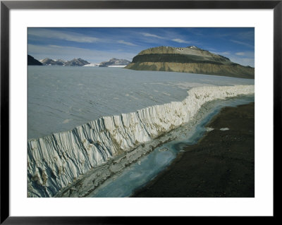 Antarcticas Taylor Glacier At 300 A.M by Maria Stenzel Pricing Limited Edition Print image
