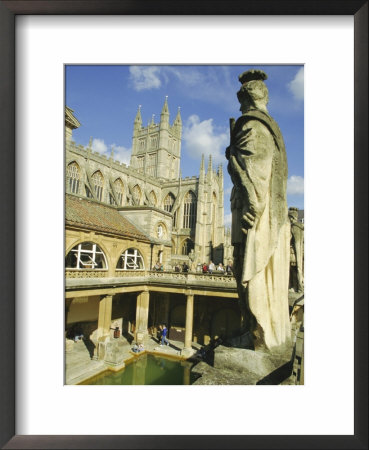 The Roman Baths, Bath, Avon, England, Uk by Roy Rainford Pricing Limited Edition Print image