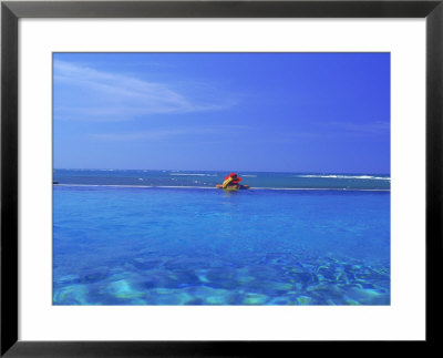 Woman In Water At Beach by Timothy O'keefe Pricing Limited Edition Print image
