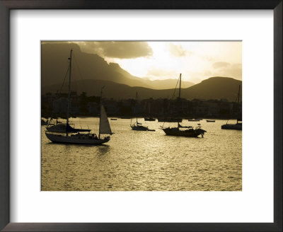 Harbour Of Mindelo, Sao Vicente, Cape Verde Islands, Africa by R H Productions Pricing Limited Edition Print image