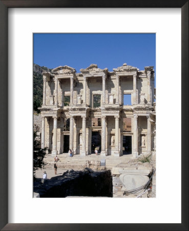 Reconstructed Library, Ephesus, Anatolia, Turkey by R H Productions Pricing Limited Edition Print image