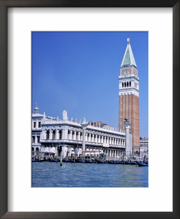Doges Palace And The Campanile, St. Marks Square, Venice, Unesco World Heritage Site, Veneto, Italy by Guy Thouvenin Pricing Limited Edition Print image