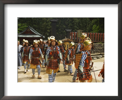 Men In Traditional Samurai Costume, Toshogu Shrine, Tochigi Prefecture, Japan by Christian Kober Pricing Limited Edition Print image