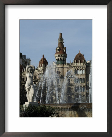 Placa Catalunya, Barcelona, Catalonia, Spain by Ethel Davies Pricing Limited Edition Print image