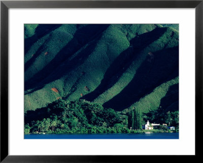 Quare Chapel At Base Of Mountain, Grand Terre, South Province, New Caledonia by Peter Hendrie Pricing Limited Edition Print image